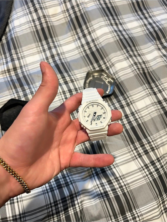 G-Shock Other - G-Shock White Digital-Analog Watch Like New